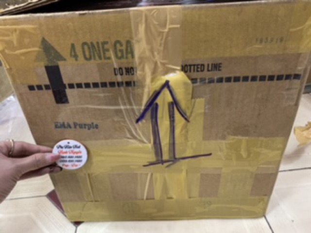 Liquid Tím Mỹ Coffee chuyên dụng Nặn Hoa - EMA Đắp phom móng