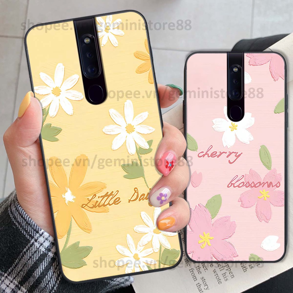 Ốp Oppo F11 / F11 Pro in hình hoa lá nhiều màu sắc siêu đẹp, siêu xinh, siêu cá tính