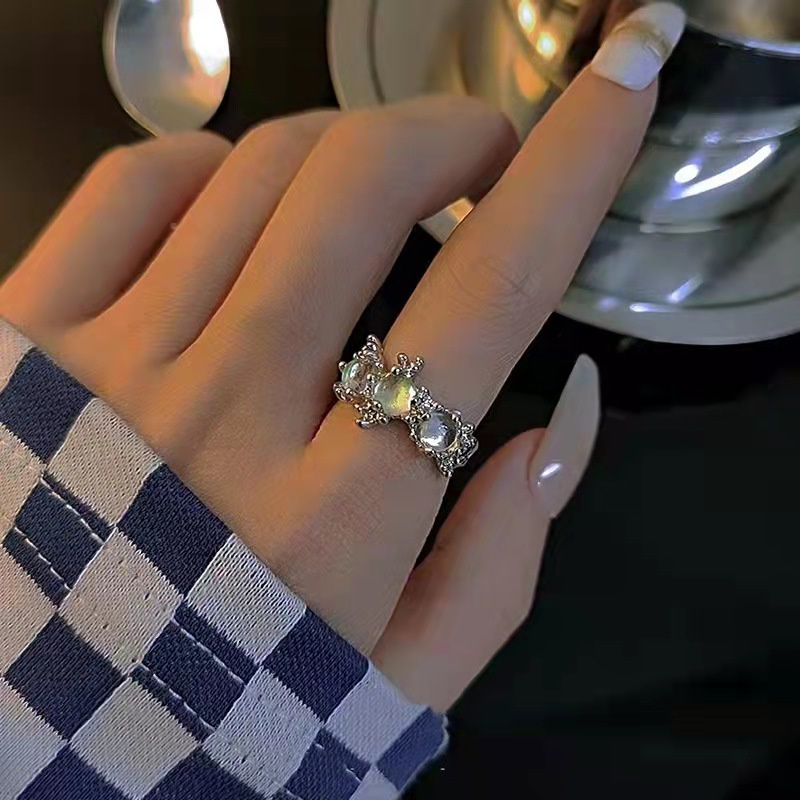 Nhẫn Hình Ngôi Sao Đính Đá Sang Trọng Thời Trang