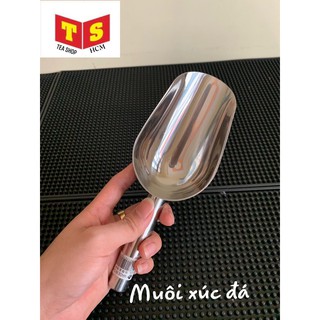 Muôi xúc đá inox bé