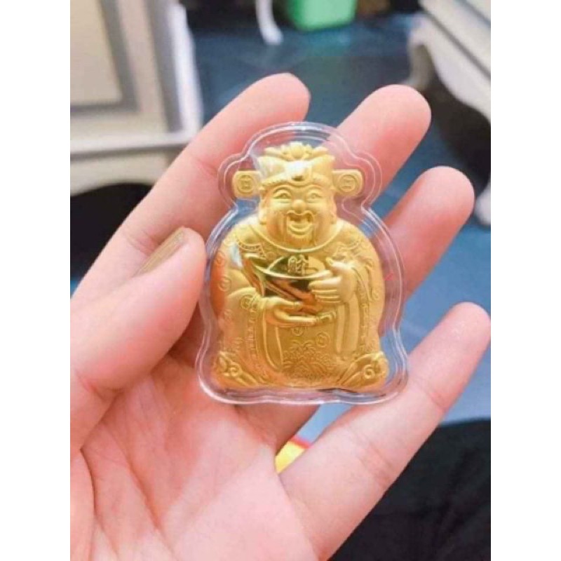Combo 2 c LÌ XÌ THẦN TÀI MẠ VÀNG 24k