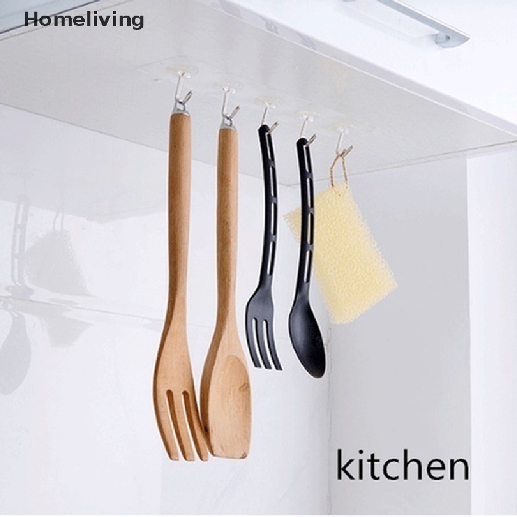 Móc Treo Đồ Dán Tường Bằng Kim Loại Trong Suốt