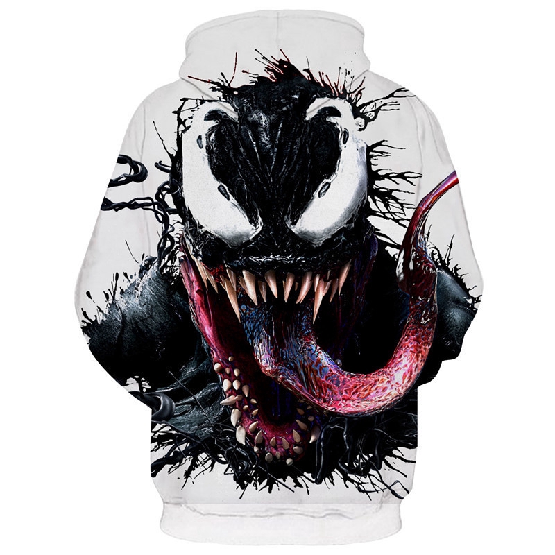 Áo hoodie tay dài in hình Venom 3D thời trang cá tính cho nam và nữ | BigBuy360 - bigbuy360.vn