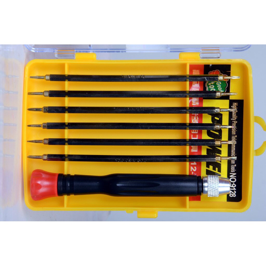 Power 9128 - Tô Vít Đa Năng 10 Đầu, Gồm T2 T4 T5 T6 / Tua Vít / Tuốc Nơ Vít