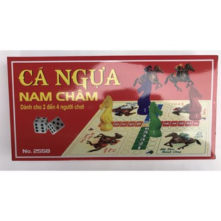 cờ cá ngựa nam châm kt 16x32cm ms 2558