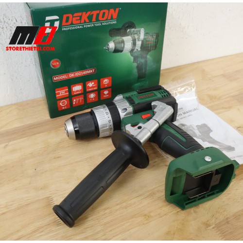 Body máy khoan 3 chức năng 13mm Dùng pin 21V Dekton DK-ID2140MKT (Chân pin Makita)