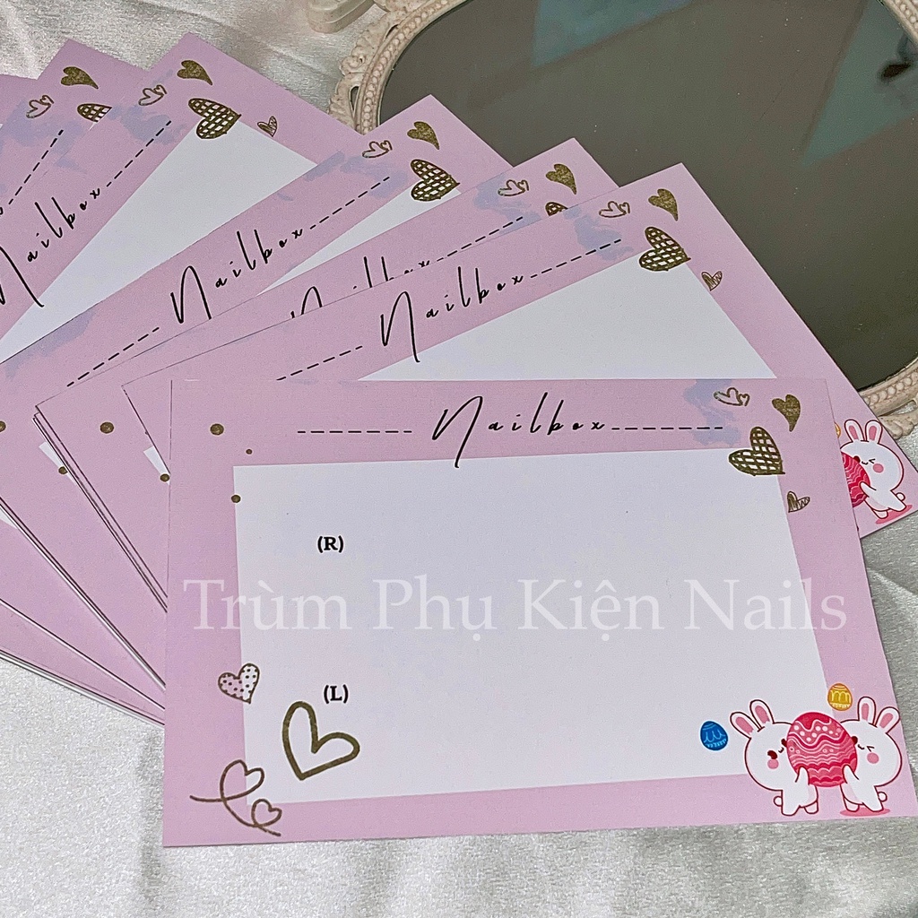 Bìa Nail Box  - Nhiều mẫu cute