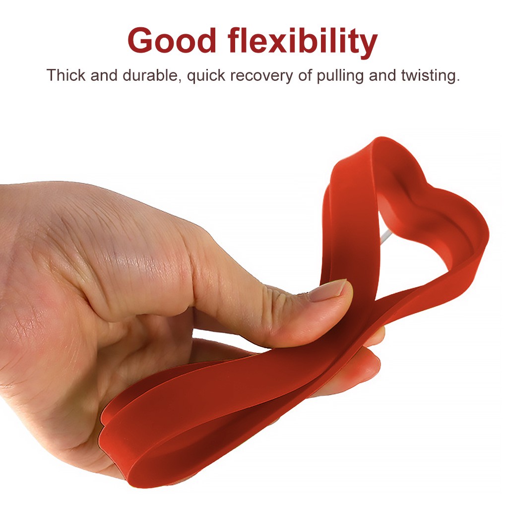 Khuôn Chiên Trứng Hình Tròn Bằng Silicone Không Dính Có Tay Cầm