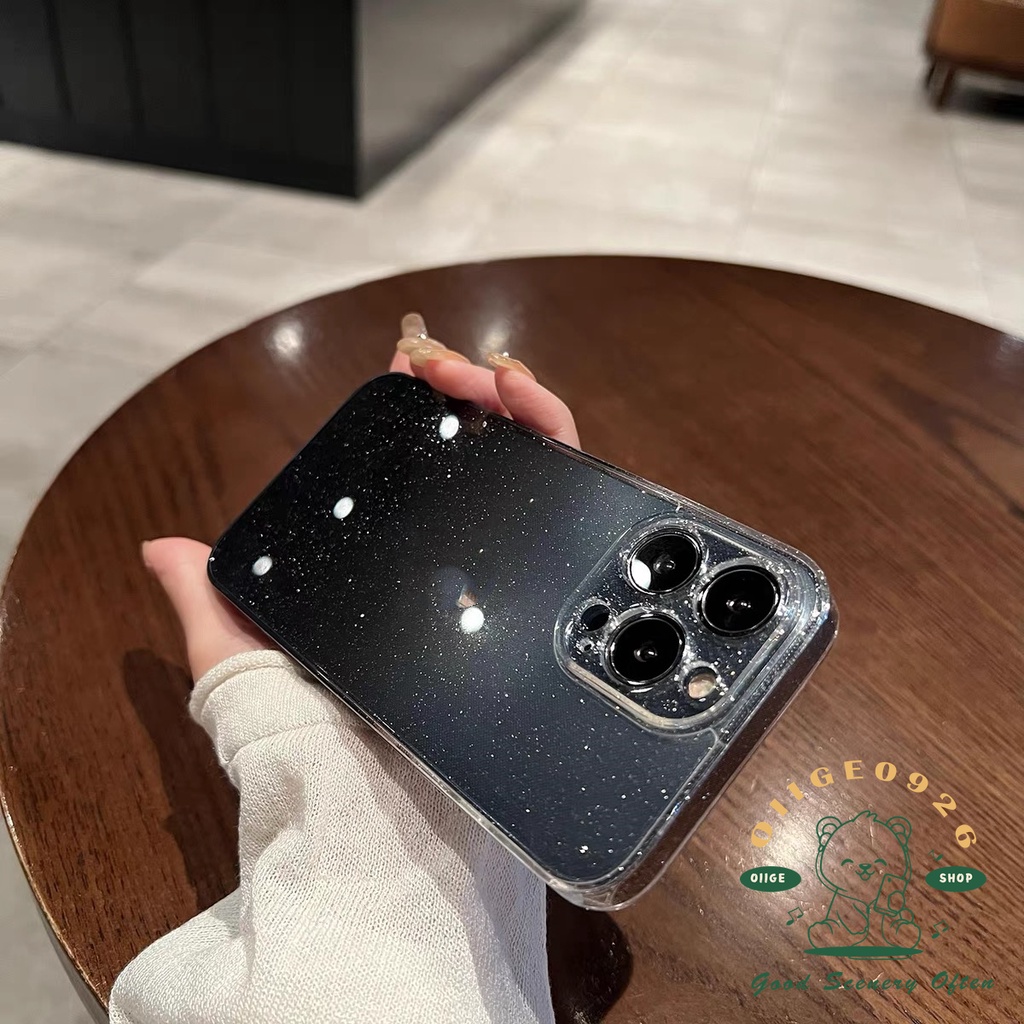 Ốp Lưng Trong Suốt Màu Gradient Cho Iphone 13 12 Pro Max