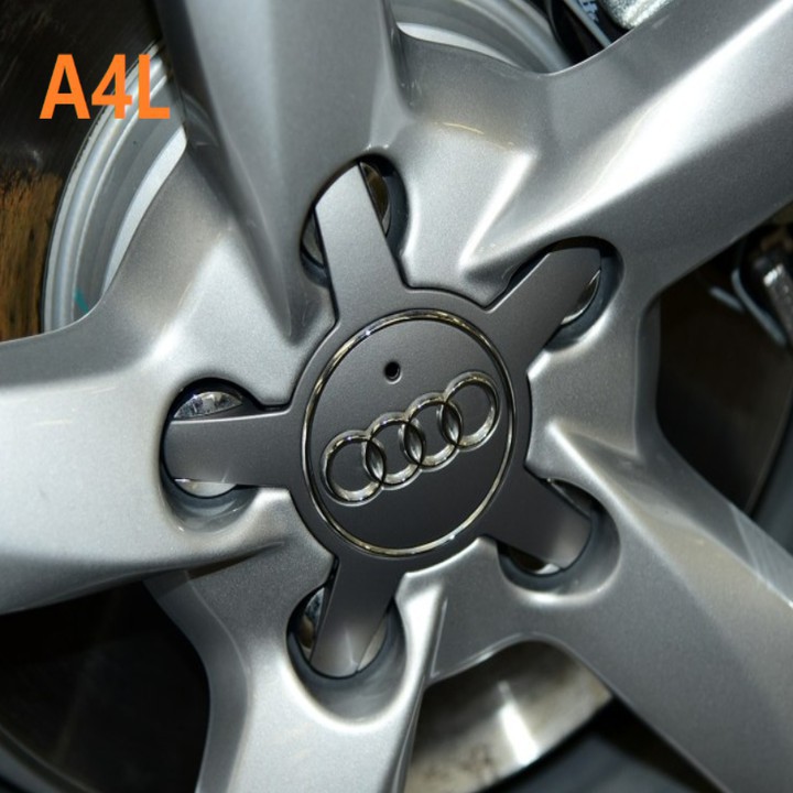 Sản phẩm  Biểu tượng Logo Audi chụp mâm, đường kính 135mm A6Q5135/Dùng cho các loại xe: A6 A6L A4 A4L A5 A7 S5 Q3 Q5 RS