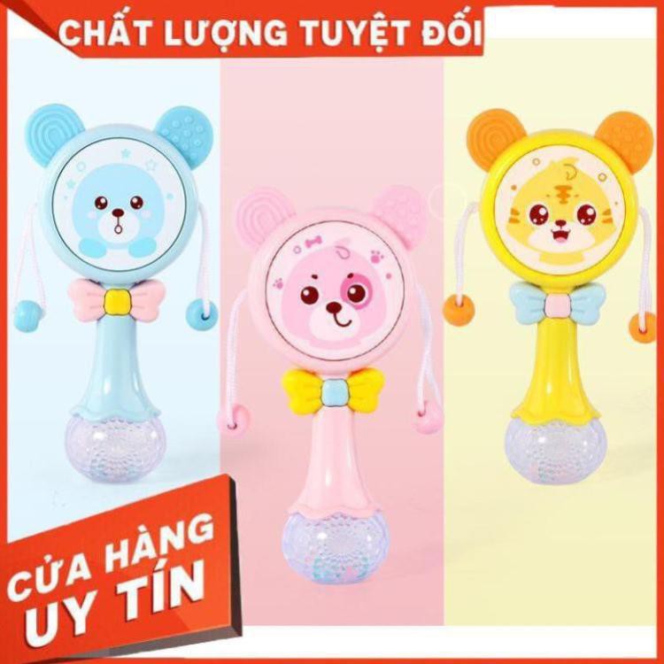 Stoy Lục Lạc Lúc Lắc Trống Antona Mặt Gấu Đáng Yêu Có Nhạc Và Đèn Cho Bé