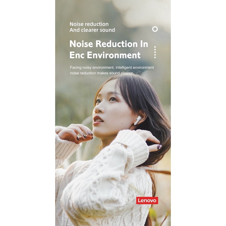 Tai nghe bluetooth không dây Lenovo LP80 thinkplus Live Pod có micrô Tai nghe chống nước IPX5