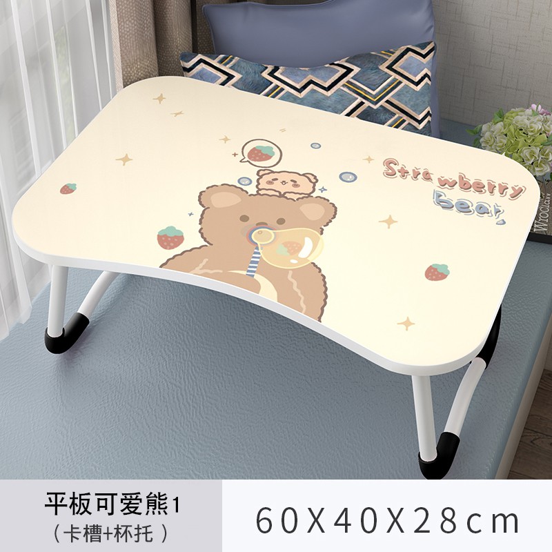 Bàn gấp cho học sinh sinh viên tiện dung có khay ipad và ngăn đựng cốc | BigBuy360 - bigbuy360.vn