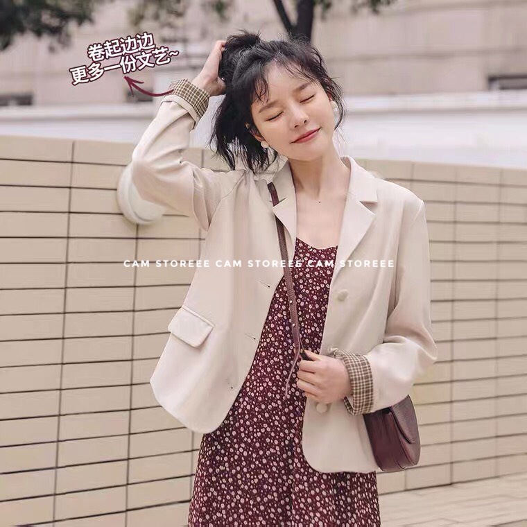 [HÀNG ORDER] Áo Blazer Size S Nữ Dài Tay Phong Cách Hàn Quốc