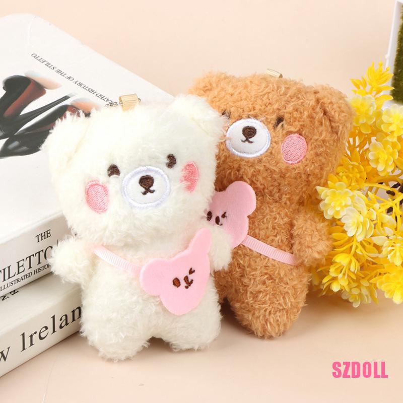 Móc Khóa Cặp Gấu Bông Mini 12CM Ts2Szdoll