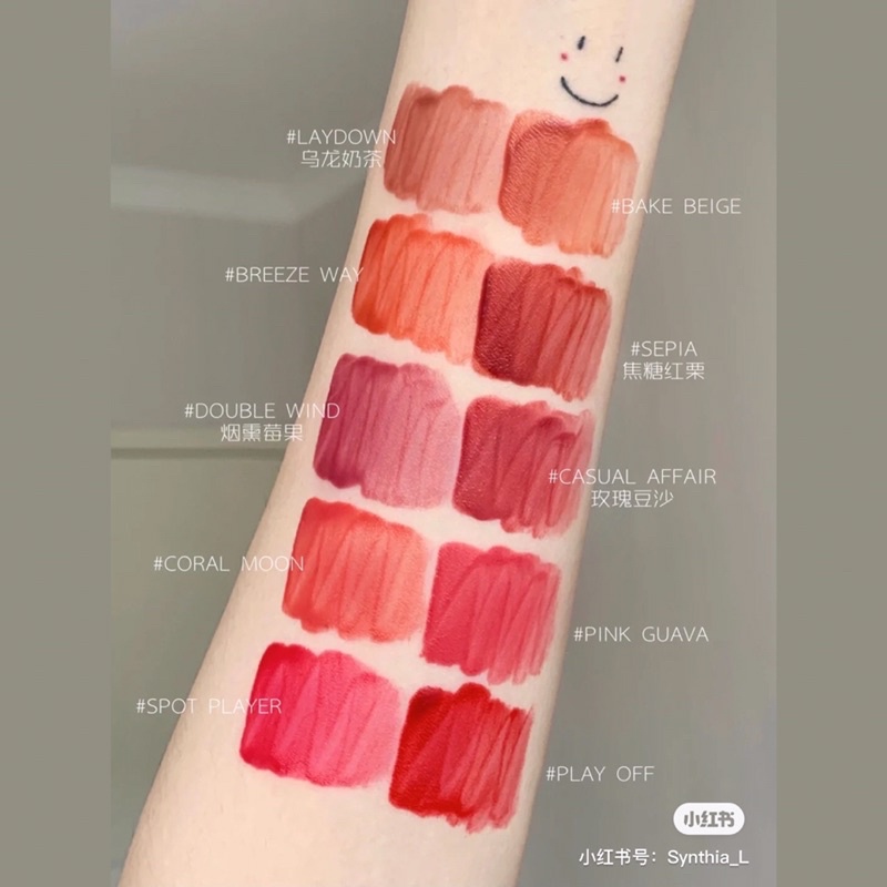 Son tint nước dạng kem siêu lì, lâu trôi 3ce Blur Water Tint