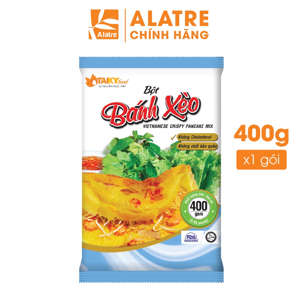 Bột bánh xèo Taky (400g - 1Kg/gói)