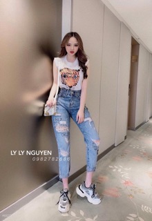 SET ÁO THUN CỌP + QUẦN JEAN