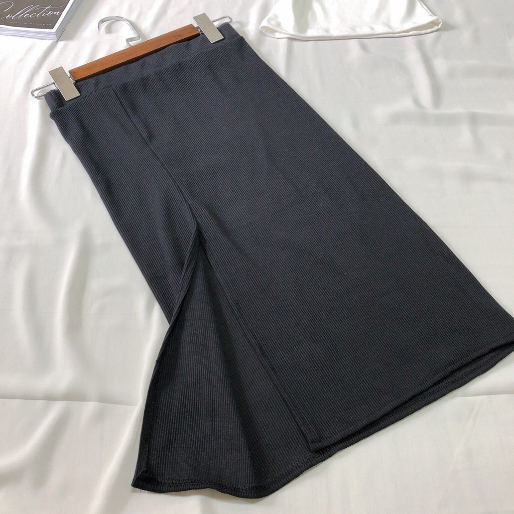 Chân váy thun bozip xẻ tà xinh siểu hot hit | BigBuy360 - bigbuy360.vn