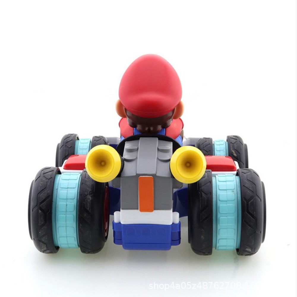 Siêu Xe Địa Hình Cao Cấp Mario 4WD Racing Drift Stunt Jakks Boys, Xe Điều Khiển Từ Xa Lật Bánh Lộn Nhào