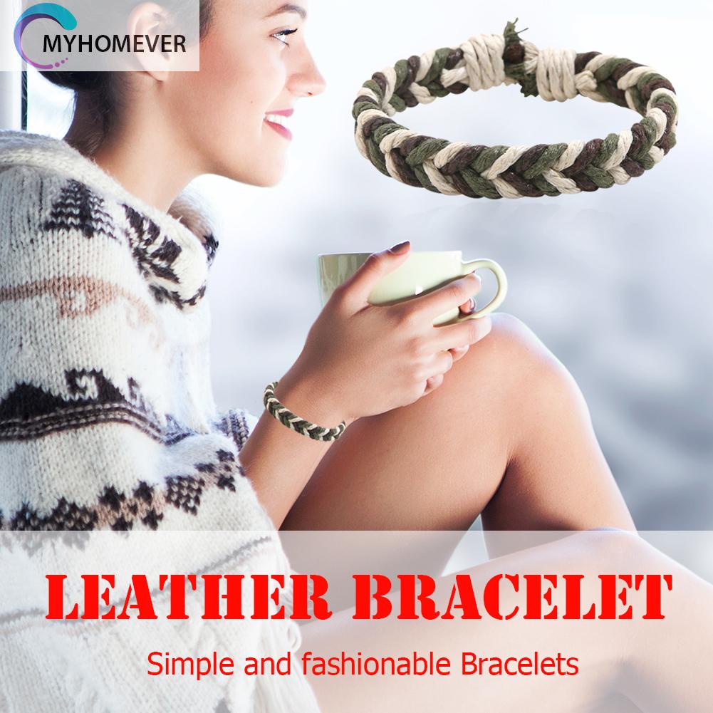 Vòng tay dây bện nhiều màu sắc phong cách dân tộc