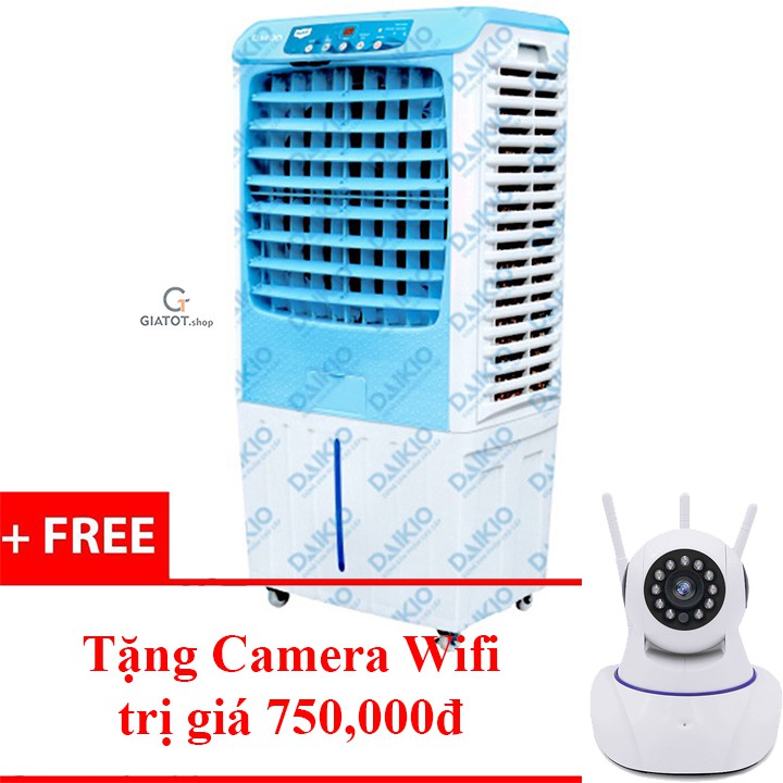 [Mã 252ELSALE hoàn 7% đơn 300K] Máy làm mát không khí Daikiosan DKA - 04000A tặng Camera