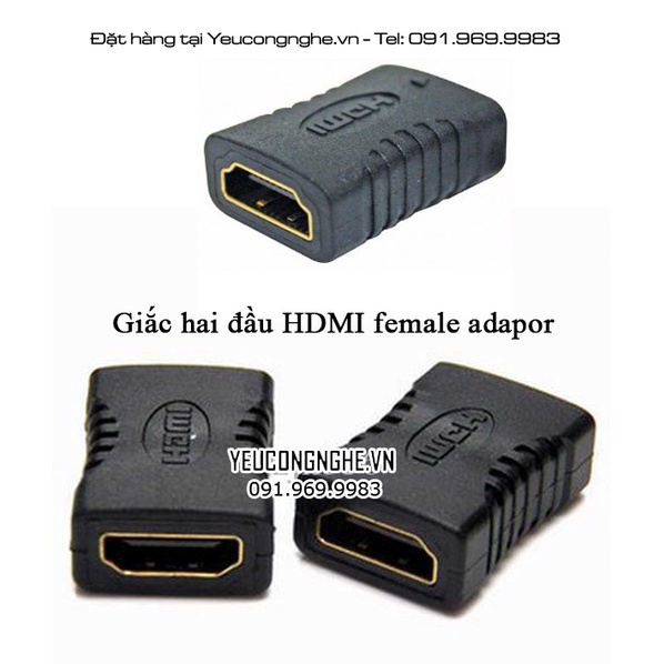 Dầu nối hdmi, Đầu nối dây hdmi hai đầu cái hàng chất giá tốt