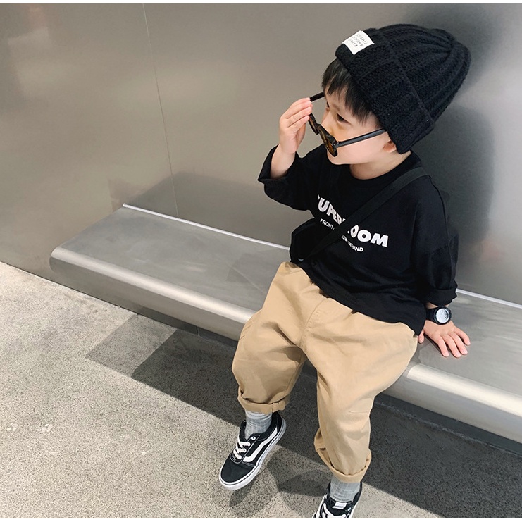 Áo thun dài tay basic Super cho bé A631