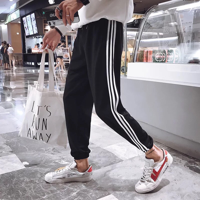 [JOGGER 2021] QUẦN JOGGER 3 SỌC TRẮNG