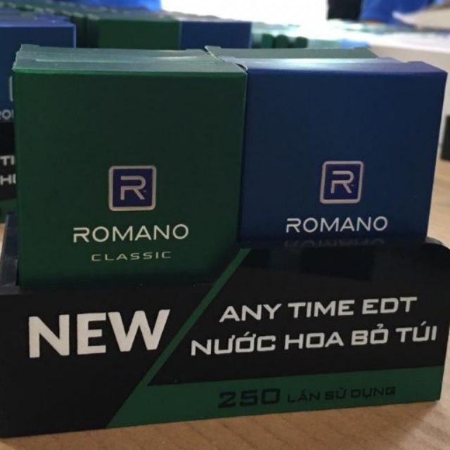 Combo 6 chai nước hoa bỏ túi Romano 18ml x 6