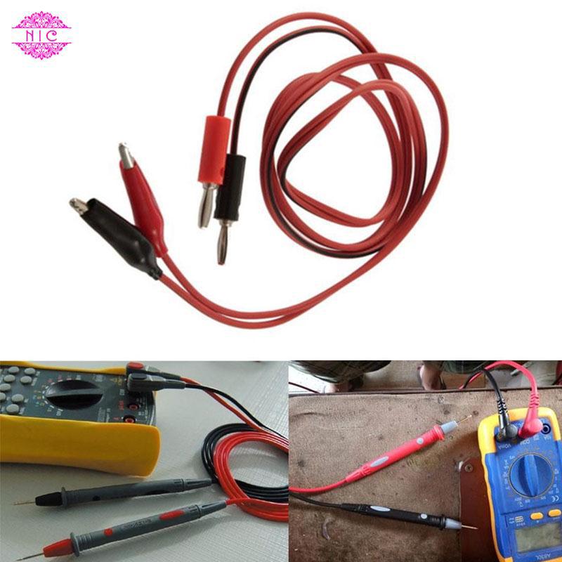 Dây dẫn kẹp hàm cá sấu 1M