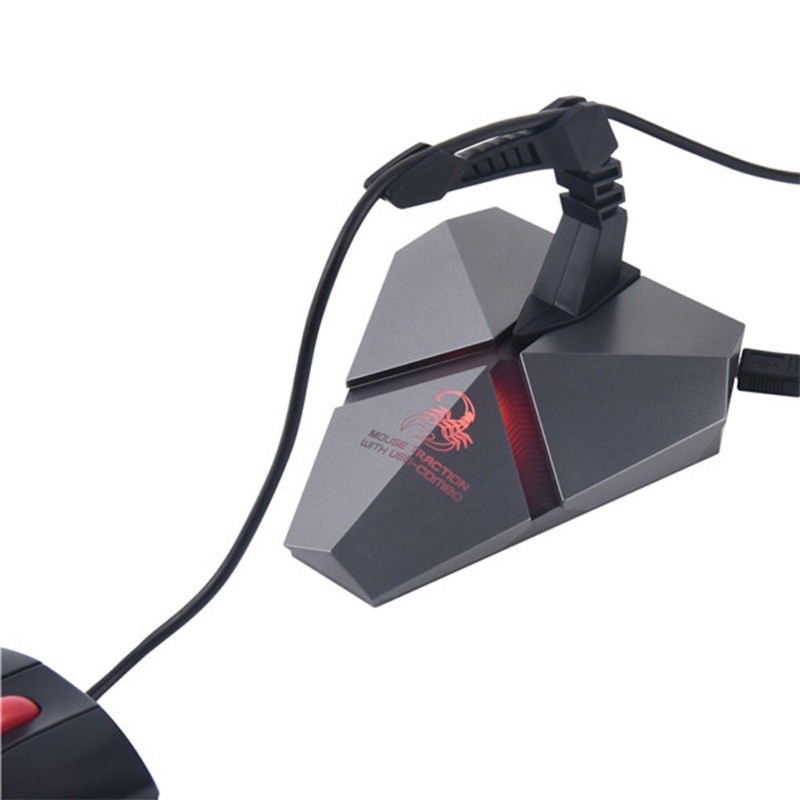 Mouse Bungee 3 in 1 Gaming LED - Kiêm Hub USB 2.0 - Đầu đọc thẻ nhớ Micro SD