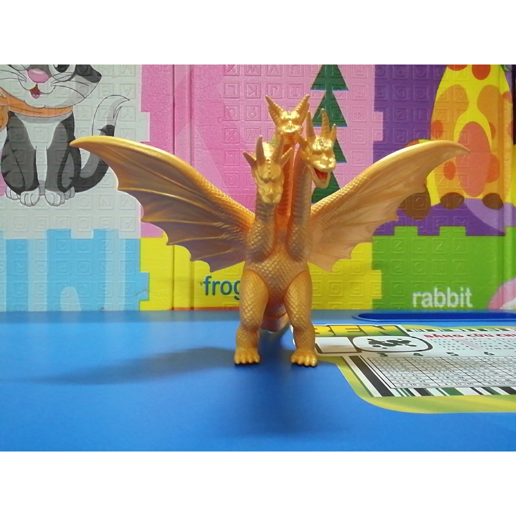 Mô hình quái vật King Ghidorah, đồ chơi bé trai Vinyl Figure