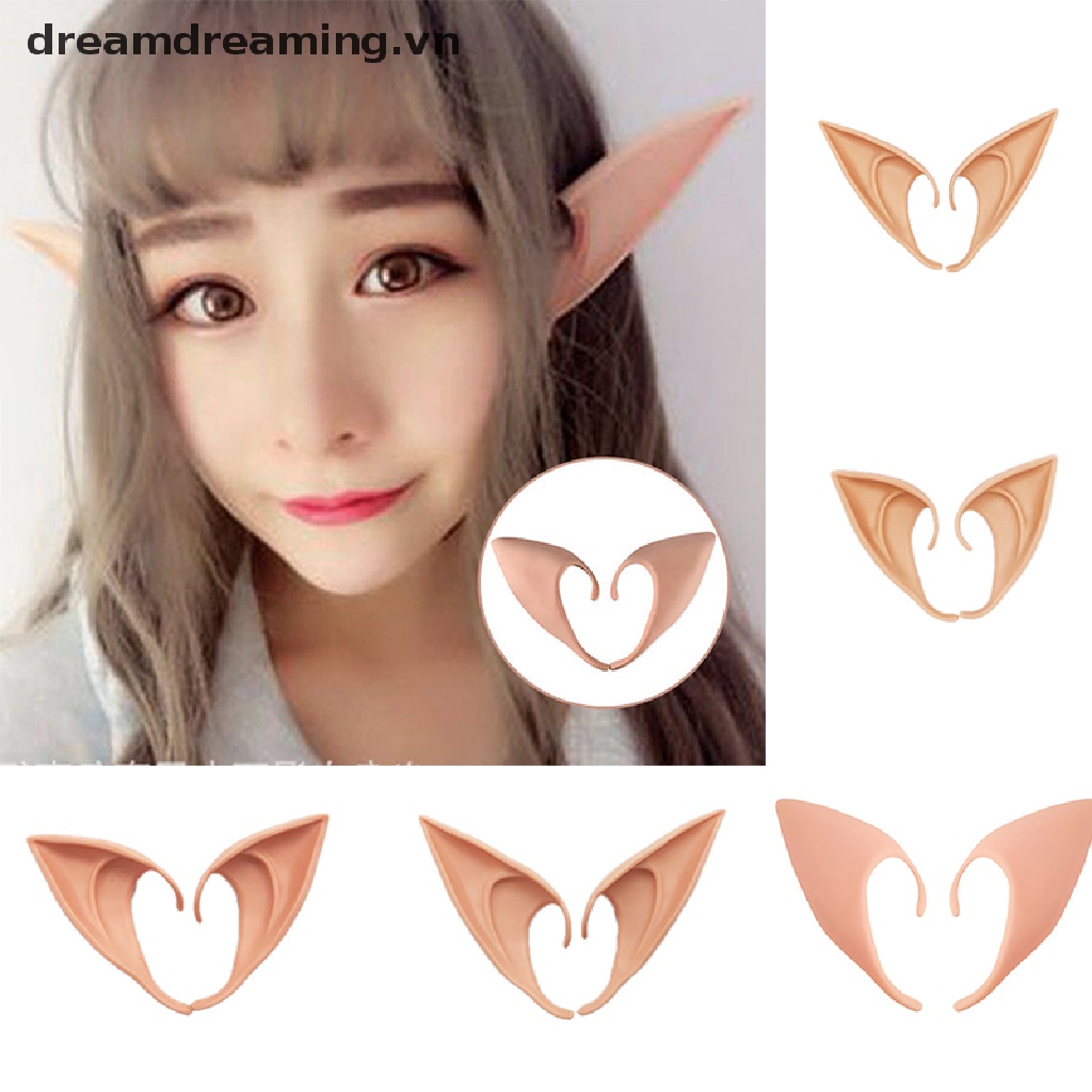 Tai yêu tinh bằng latex dùng hóa trang Halloween