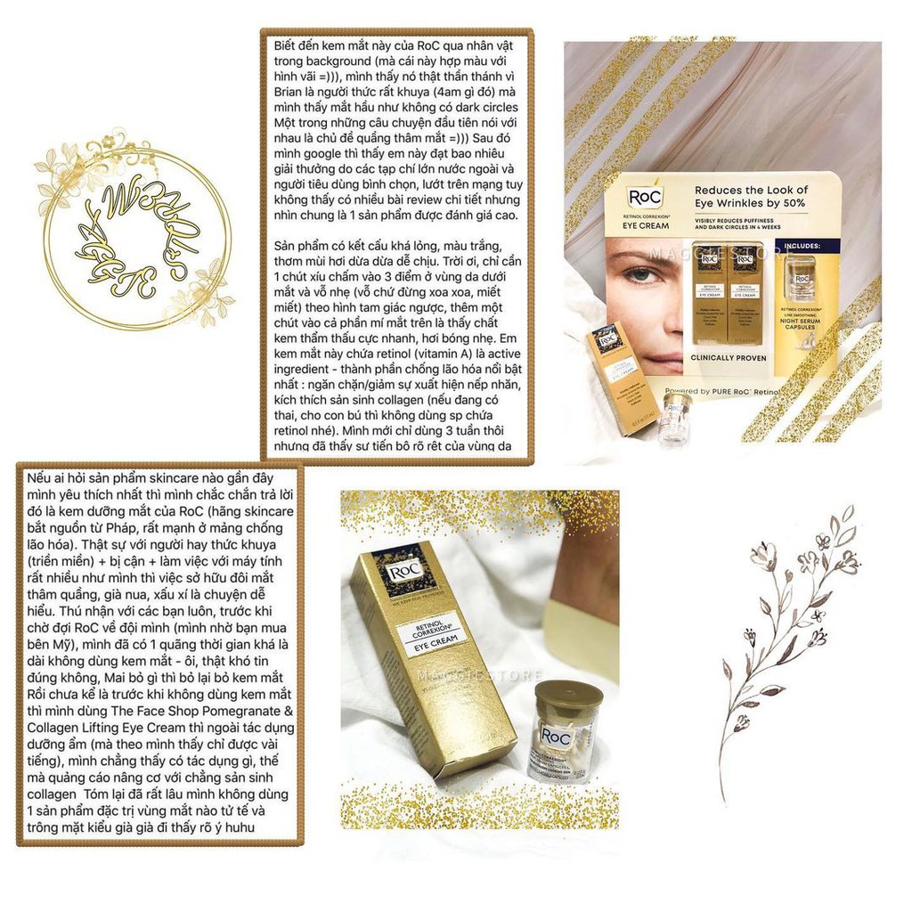 KEM MẮT ROC RETINOL EYE CREAM - 15ML | BigBuy360 - bigbuy360.vn