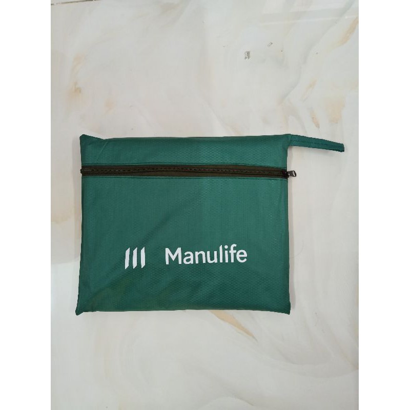 Áo mưa vải dù quà tặng Manulife (Vải dù 2 lớp bền đẹp)