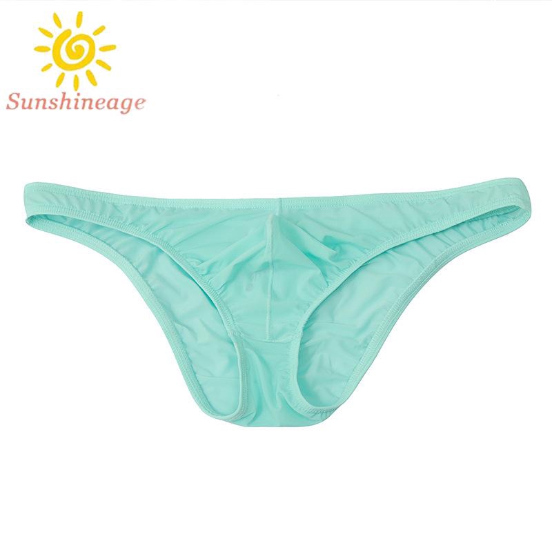 Quần lót nam đàn hồi thoáng khí màu trơn tạo cảm giác thoải mái