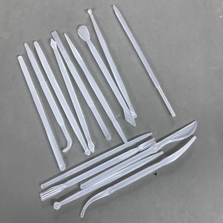 Bộ dụng cụ tạo hình đất sét-nhựa trong suốt