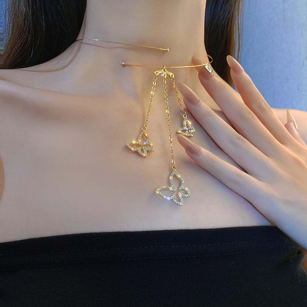 Vòng cổ hình bướm xinh xắn sang trọng cho nữ