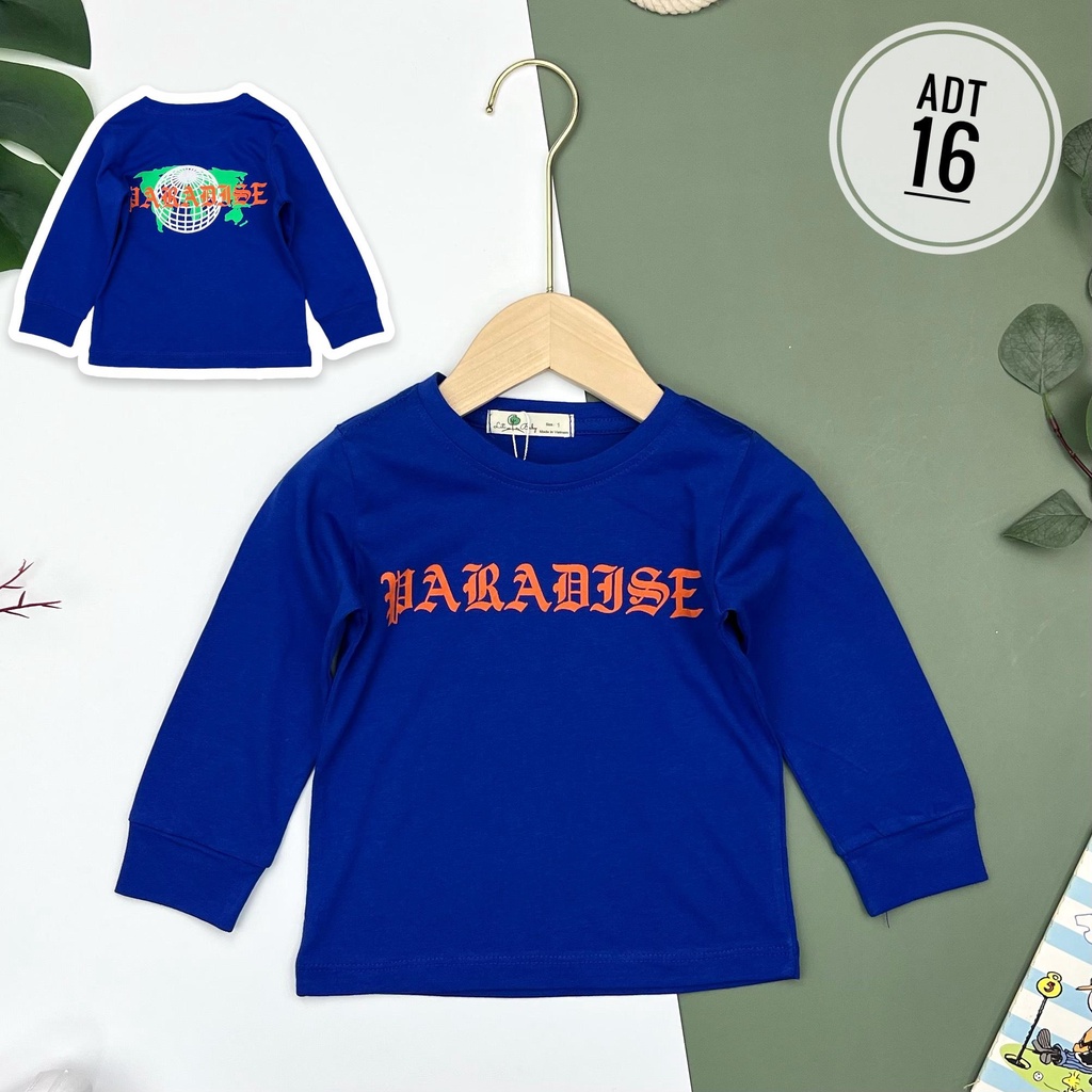 Áo thun dài tay thu đông LITIBABY cho bé trai, size 1,2,3,4,5,6,7 tuổi