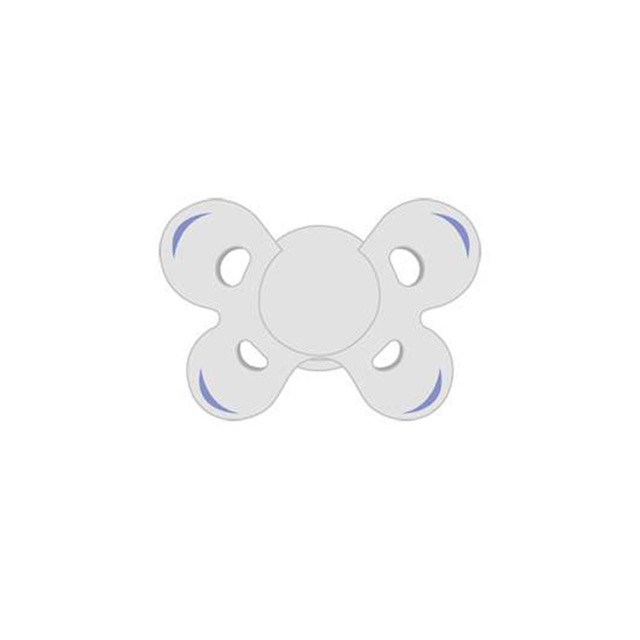 Ti giả Chicco Physio Comfort, núm ti silicon chỉnh nha cho bé 0-6 tháng - Monnie Kids