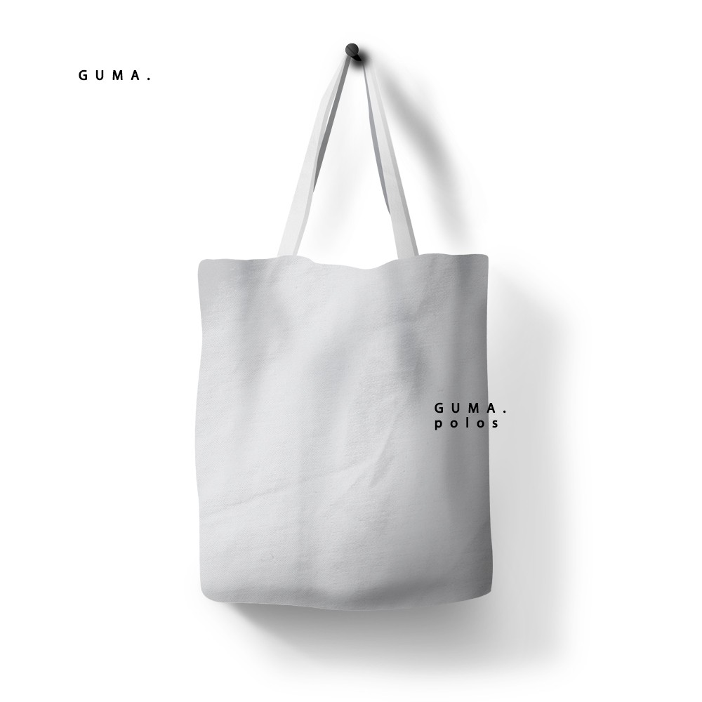 Túi tote vải Canvas màu trắng trơn chất lượng cao
