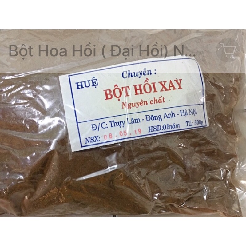 Bột hoa hồi (đại hồi) nguyên chất 500g