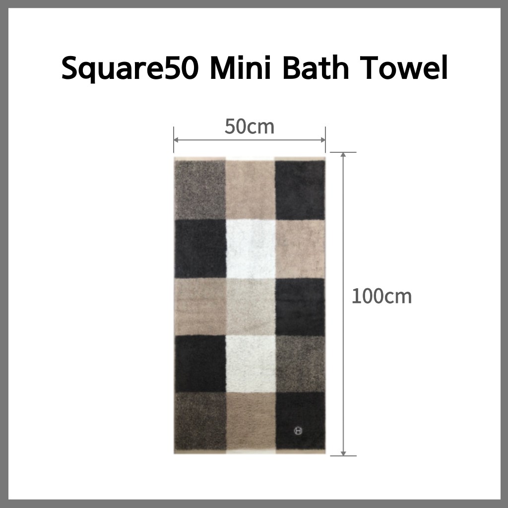 ▷twinovamall◁ [Songwol] Hotel Collection Square50 Mini Bath Towel Set(3p)