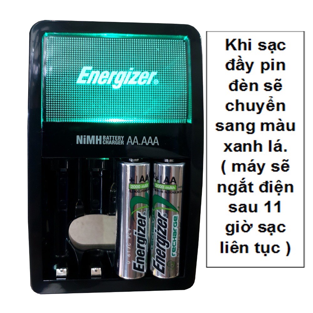 [Hàng Chính Hãng] 1 Bộ Sạc Pin Energizer Recharge Maxi-CHVCM4