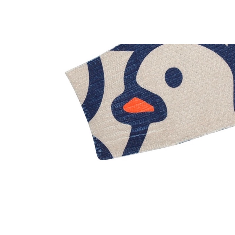 Áo len nam dài tay phong cách Hồng Kông giản dị in hoạt hình, áo len đan cổ tròn phổ biến trong mùa Thu / Đông