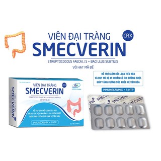 VIÊN ĐẠI TRÀNG SMECVERIN - VIÊM ĐẠI TRÀNG CO THẮT - HỘI CHỨNG RUỘT KÍCH THÍCH - TOTTRI - COBUTRI - TRÀNG PHỤC LINH PLUS