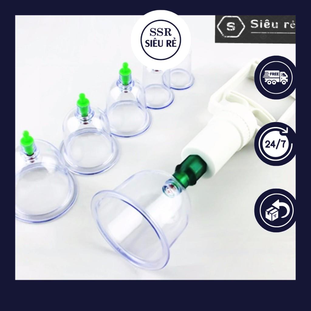Bộ Dụng Cụ Giác Hơi Chân Không 12 Món Không Dùng Lửa An Toàn, Tiện Lợi (PD4455)