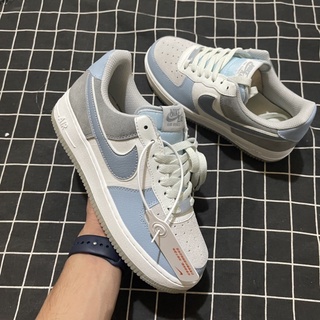 [FreeShip-Hàng Xịn] giày thể thao af1 xám xanh màu mới hàng cao cấp, Giầy Air force one Full phụ kiện