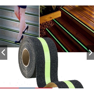 Băng keo chống trượt dạ quang cho cầu thang, sàn nhà Dài 5 mét x5cm , chống trơn trượt cầu thang, phát sáng